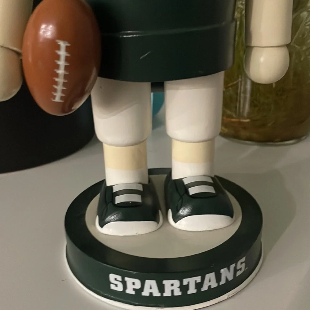 Michigan State Spartans Football Novelty Nutcracker